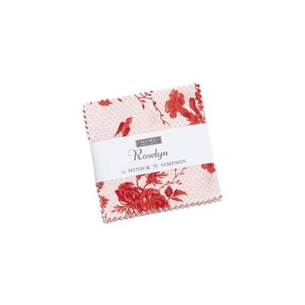 Moda Roselyn Mini Charm Pack Fabric By Minick & Simpson Tracked Post Quilting
