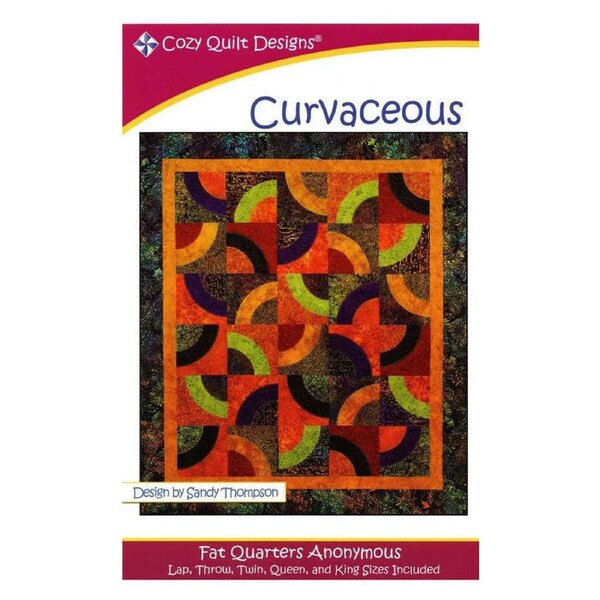 Curvaceous Quilt Pattern By Cozy Quilt Designs Quilting Sewing