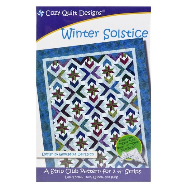 Winter Solstice Cozy Quilt Design Pattern Patchwork Quilting Sewing DIY