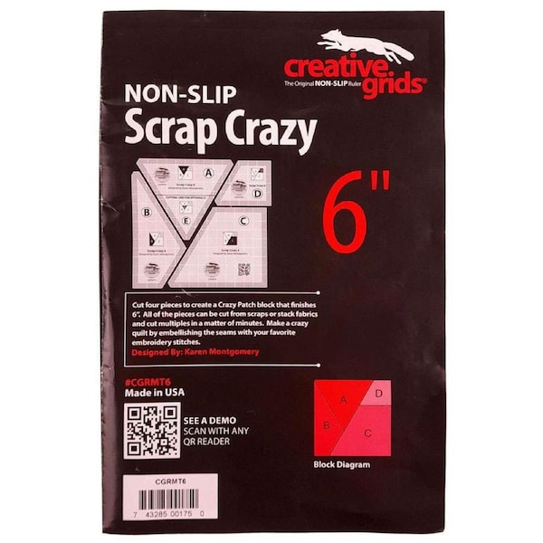 Creative Grids Scrap Crazy 6" Template Set