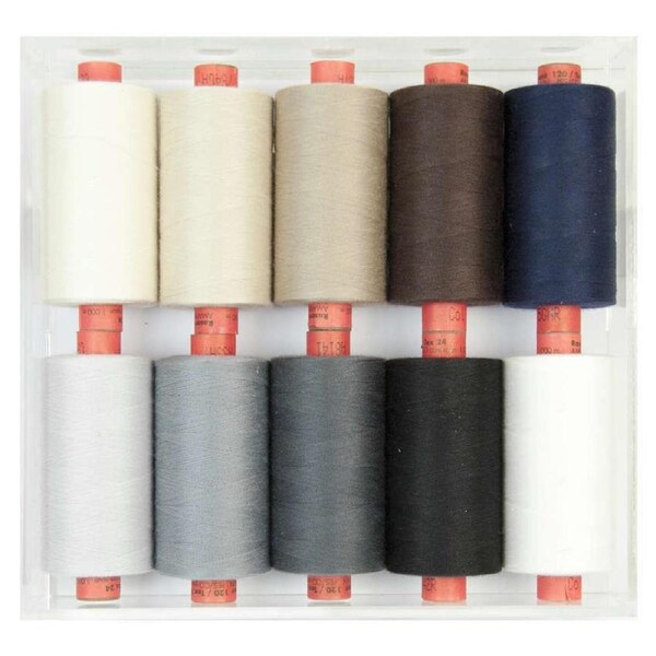 Rasant Poly Core Cotton Thread - BASICS 10 Colour Set (Neutral Tones)