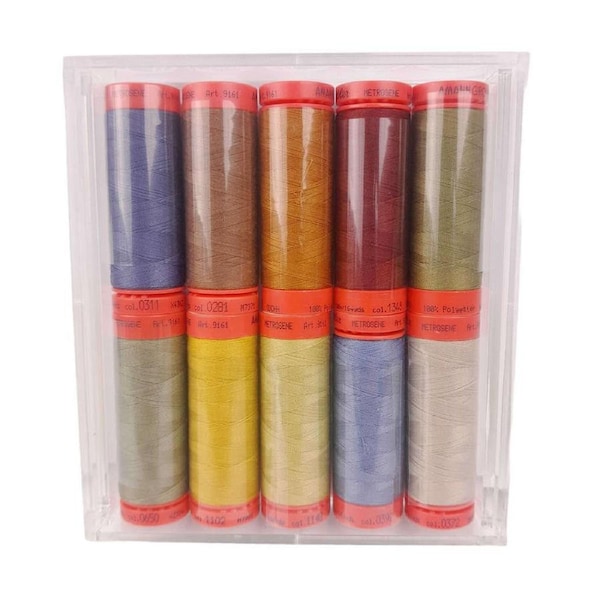 Mettler METROSENE EARTHY General Purpose 10 x 150m Thread Pack 1