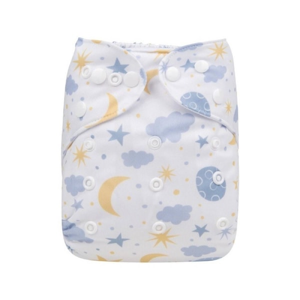 Alva Baby Starry Sky Print Reusable Cloth Nappy