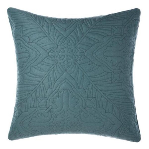 Isadora European Pillowcase Petrol by Linen House