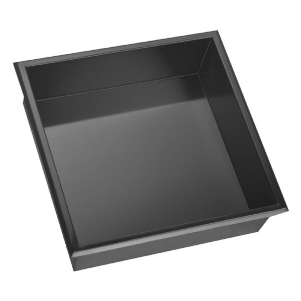 336 x 336 x 101mm Shower Niche Single Shelf Organizer No Tile Needed in Black