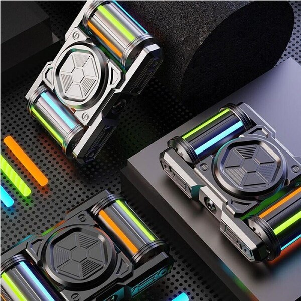 Glow in The Dark Fidget Spinner Metal Roller Toys Ideal Gift Alloy Kids Hand