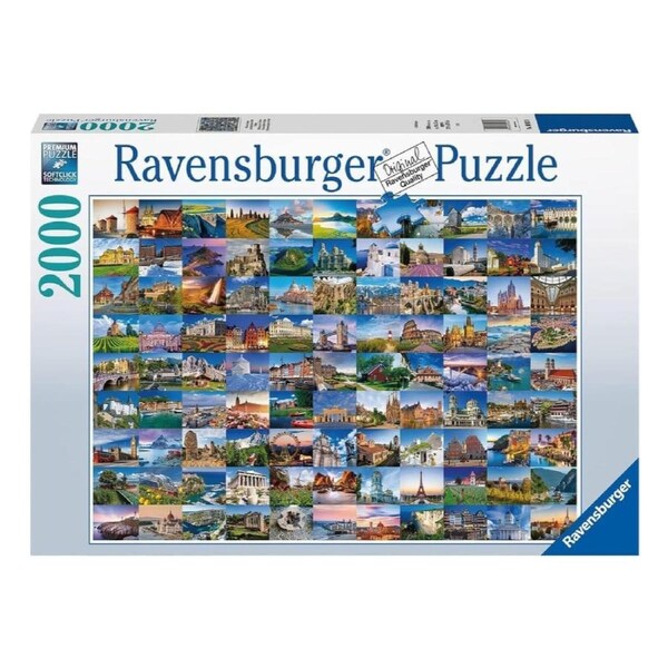 Ravensburger 99 Places in Europe 2000 Piece Jigsaw Puzzle