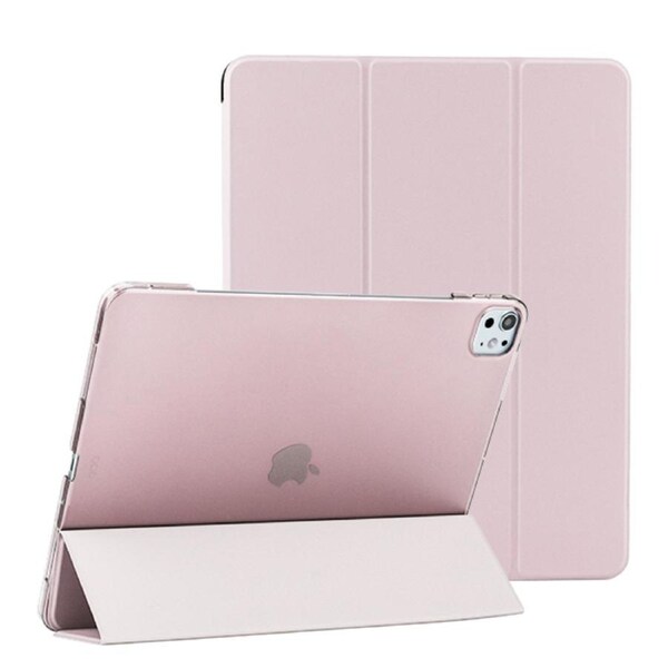 ZUSLAB iPad Pro Smart Case Ultra Slim Lightweight Stand Auto Wake / Sleep Protective Cover for Apple 11" (2024) - Rose Gold