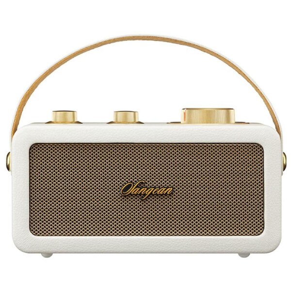Sangean RA-101 BT Speaker w FM Radio - White
