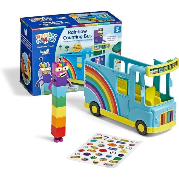 Hand2Mind - Numberblocks Rainbow Counting Bus