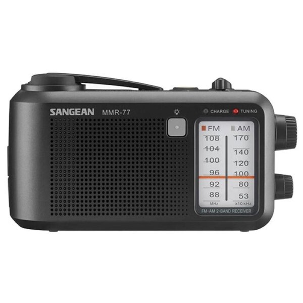 Sangean MMR-77 AM/FM Multi Powered Radio - Black