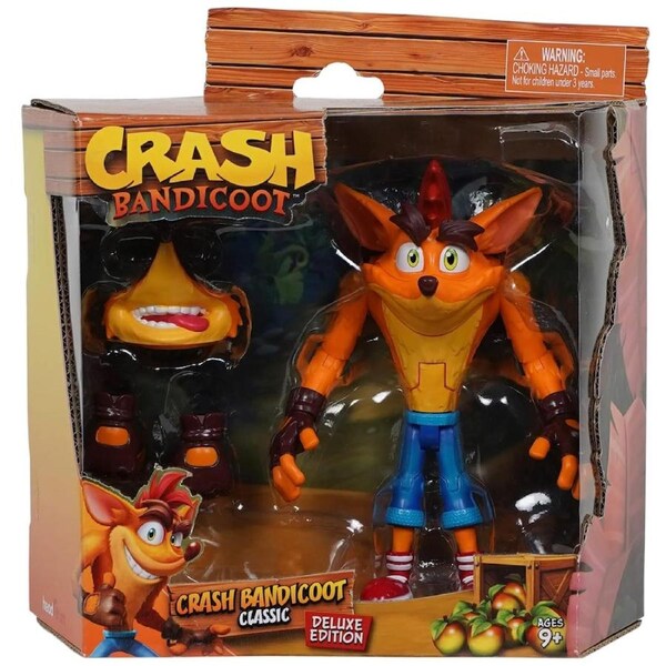 Crash Bandicoot Classic Deluxe Edition 6 inch Action Figure