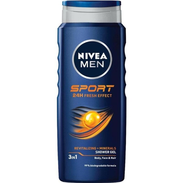 NIVEA MEN Sport Shower Gel and Body Wash 500ml