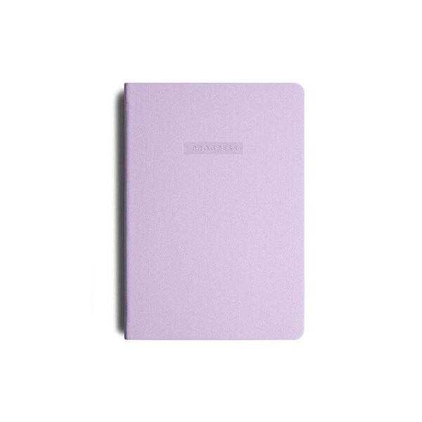 MiGoals Progress Soft Cover A5 Writing Journal/Notebook Office Stationery Lilac