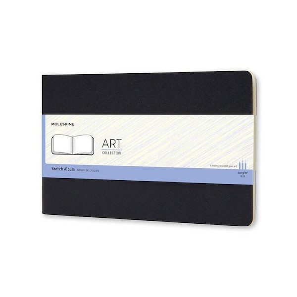 Moleskine Art Cahier Hardcover Sketchbook/Sketch Album 88-Pages Black Large
