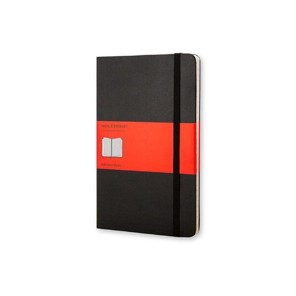 Moleskine Classic Hardcover Writing Address Book Notebook Ruled Black Large
