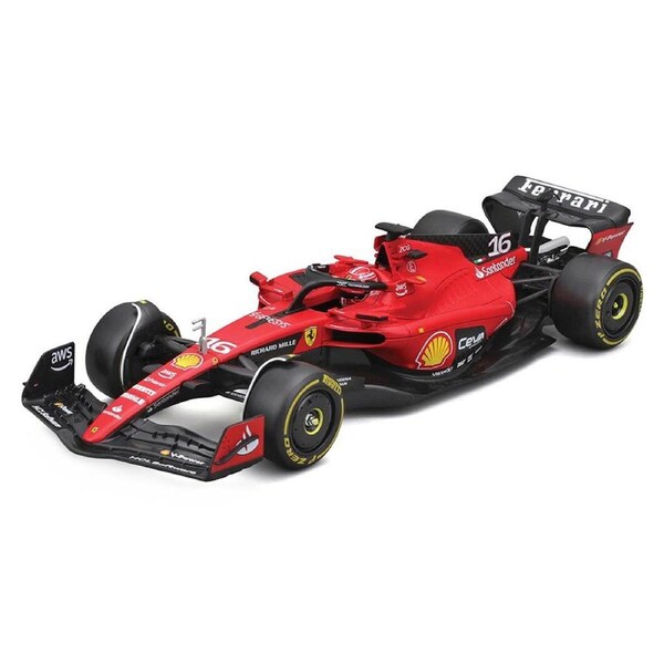 Bburago 1:24 Formula Racing F-1 Ferrari SF-23 #16 Leclerc 2023 Model In Showcase