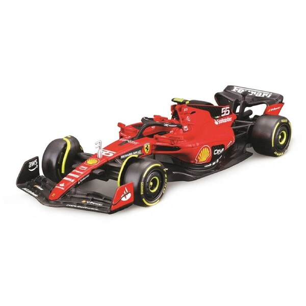 Bburago 1:43 Scale Formula Racing F-1 Ferrari SF-23 #55 Sainz 2023 Model Car