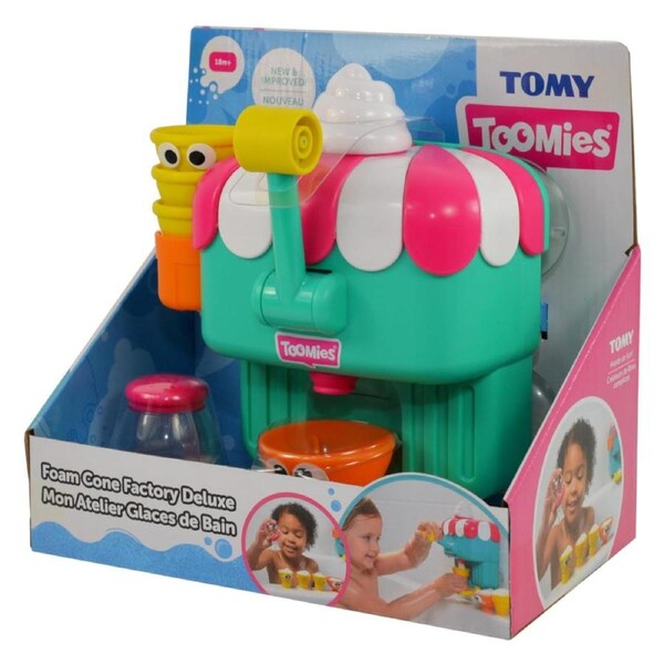 Tomy Toomies Foam Cone Factory Deluxe Bath Toy