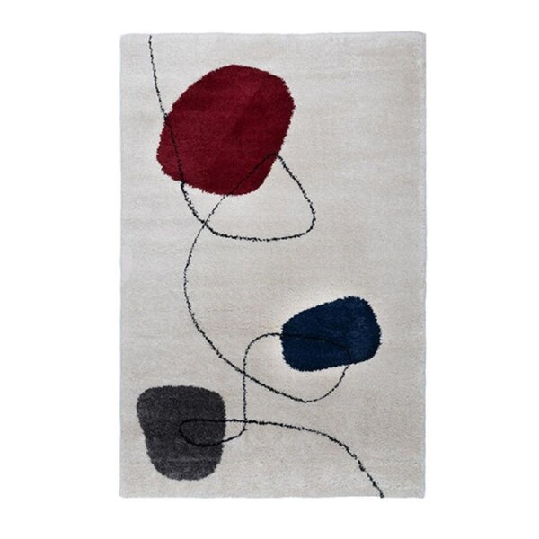 Belgian White Shag Rug 160 X 230 Cm