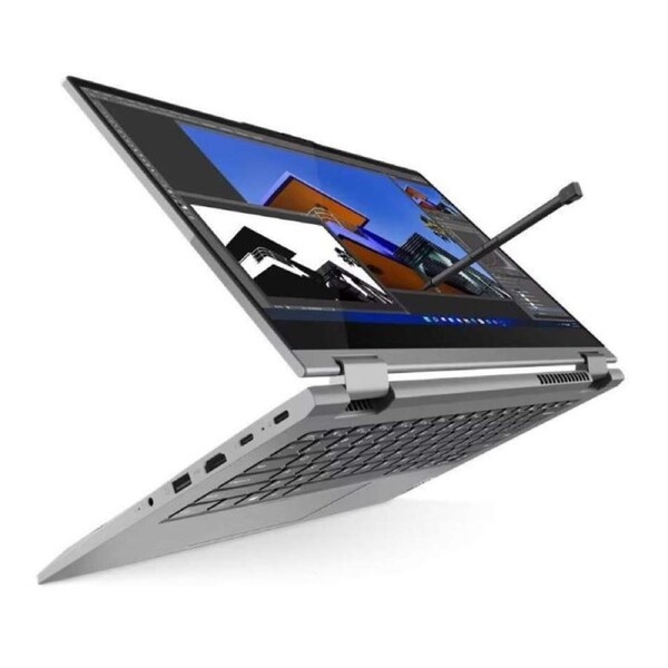 LENOVO ThinkBook 14 Yoga G4 14' WUXGA TOUCH Intel U5-125U 16GB DDR5 256GB SSD Windows 11 PRO Iris Xe Graphics WIFI6E Fingerprint Pen Flip 1YR OS 1.6kg