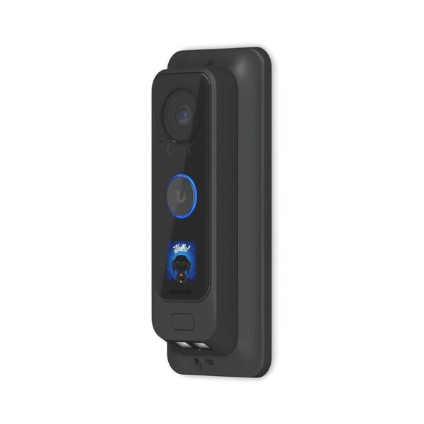 Ubiquiti G4 Doorbell Pro PoE Gang Box Mount, Black,Secure, Flat/ 25 Angled Wedge Angled Mounting Plate, Compatible NHU-UVC-G4-DBELL-POE,Incl 2Yr Warr