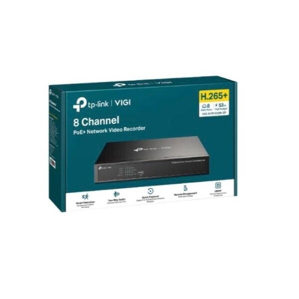 TP Link Vigi Nvr1008H 8P 8 Channel Poe Plus Network Video Recorder