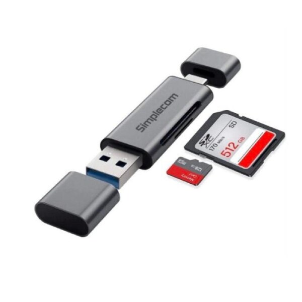 Simplecom Cr402 Superspeed Usb C And Usb A Sd