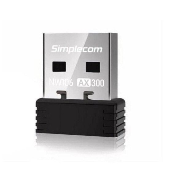 Simplecom Nw106 Ax300 2 4Ghz Wi Fi 6 Usb Wireless Nano Adapter
