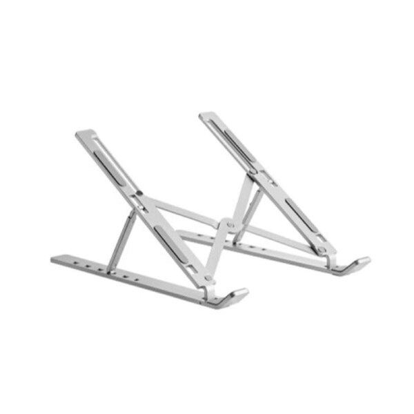 Brateck Lps03303 Portable 6 Level Adjustable Alum Laptop Riser Silver