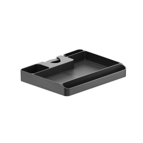 Brateck Pole Mounted Storage Shelf Easily Mounted Poles Black