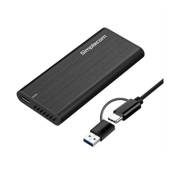 Simplecom Se502C Sata M2 Ssd To Usb C Enclosure Usb Gen1 5Gbps