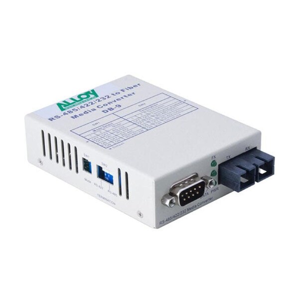 Alloy Scr460Sc 3 Rs 232 422 485 Serial Db 9 To Single Fibre Converter