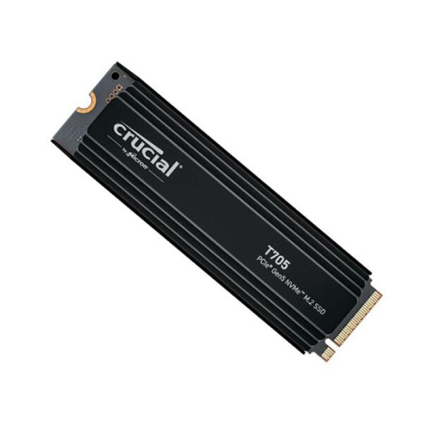 Crucial T705 1Tb Gen5 Nvme Ssd Heatsink 13600 10200 Mbs R W 600Tbw