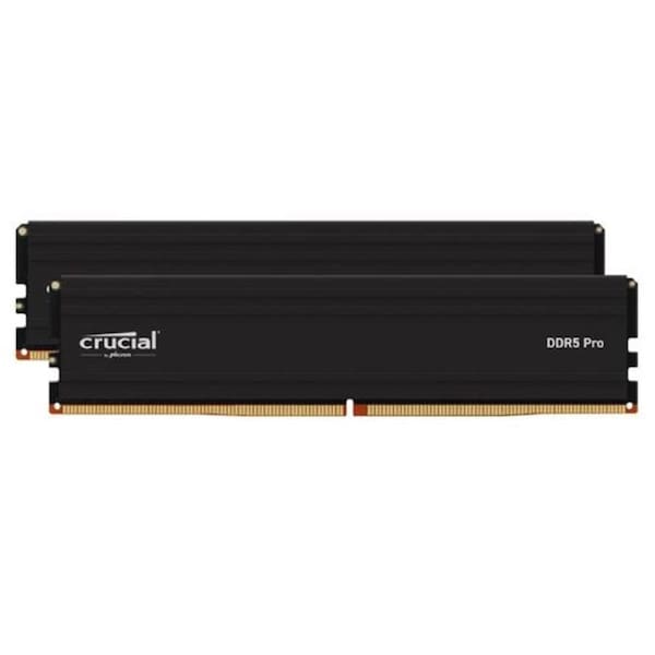 Crucial Pro 16Gb 1X16Gb Ddr5 Udimm 6000Mhz Cl36 Black Pc Gaming Memory