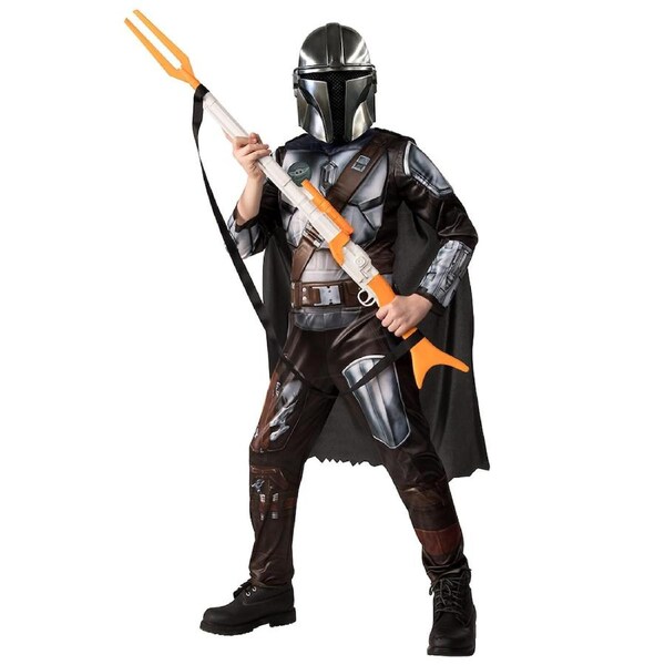 Star Wars Mandalorian Deluxe Kids/Children Dress Up Party Costume 6-8y