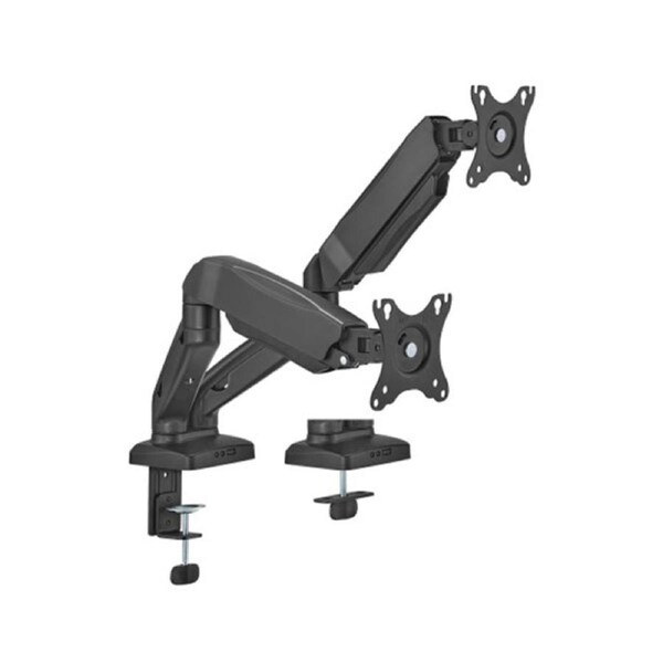 Brateck Economy Dual Screen Spring Monitor Arm Fit Most 17 To 32 9Kg