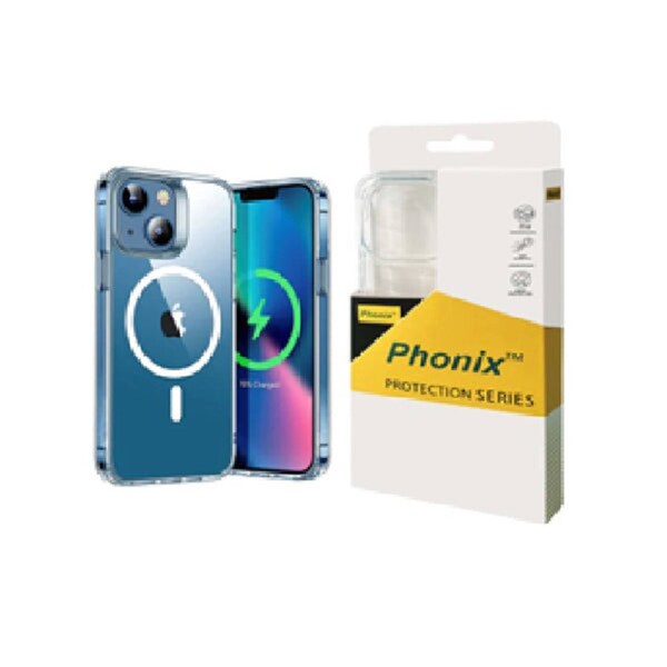 Phonix Apple Iphone 15 Clear Rock Shockproof Case Magsafe Ultrathin