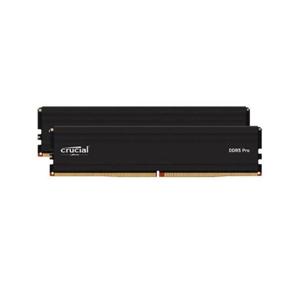 Crucial Pro 16Gb 1X16Gb Ddr5 Udimm 6000Mhz Cl48 Black Gaming Memory