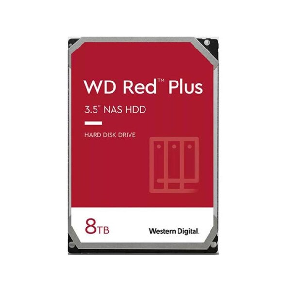 Western Digital Wd Red Plus 8Tb Nas Hdd Sata Wd80Efpx 215Mbs
