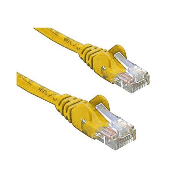 8Ware Cat5E Cable 25Cm Yellow Color Premium Rj45 Ethernet Network Lan