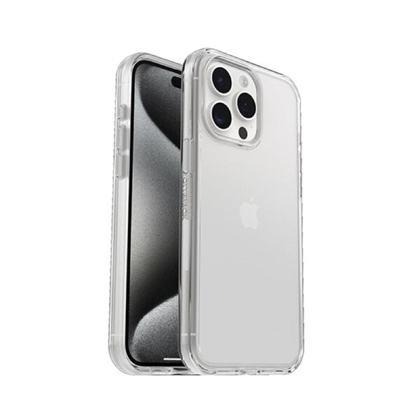 Otterbox Symmetry Clear Apple Iphone 15 Pro Max Case Clear Drop 3X