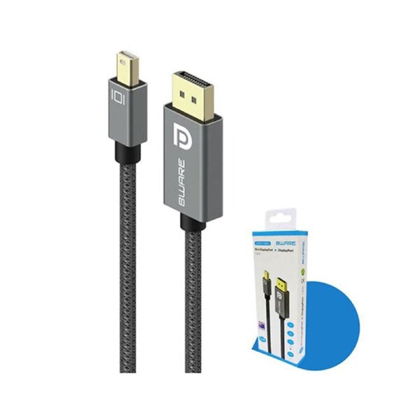 8Ware Pro Series 4K 1M 60Hz Mini Displayport Male To Displayport Male