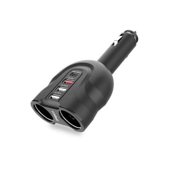 mbeat Gorilla Power Four Port Usb C Car Charger Cigar Lighter Splitter