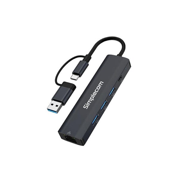 Simplecom Chn436 Usb C And Usb A To 4 Port Usb Hub
