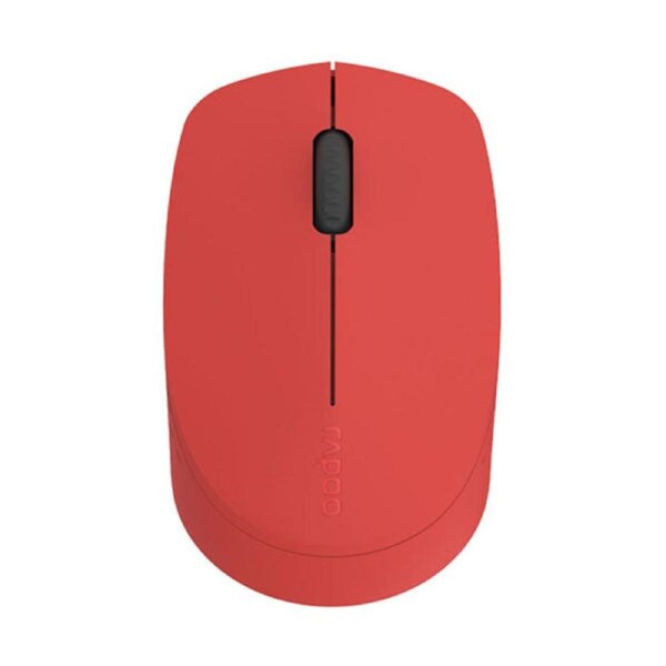 Rapoo M100 2 4Ghz Bluetooth 3 4 Quiet Click Wireless Mouse Red 1300Dpi