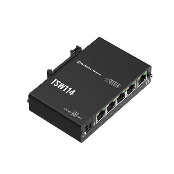 Teltonika Tsw114 Gigabit Din Rail Switch