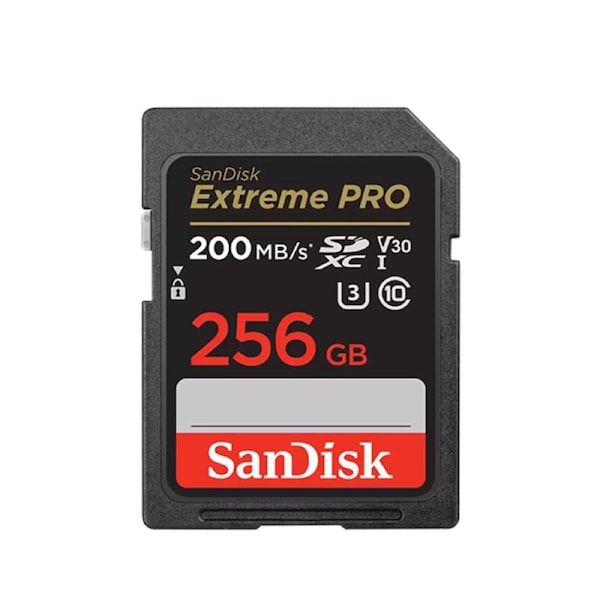 Sandisk 256Gb Extreme Pro Memory Card 200Mbs