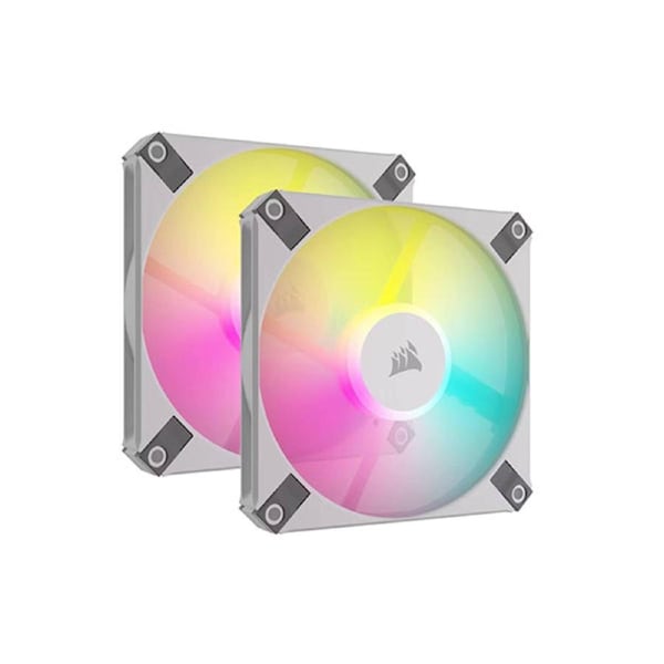 Corsair Af Slim Series Af120 Rgb Slim White Dual Pack Fan