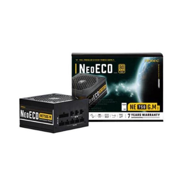 Antec Ne 750W 80Plus Gold Fully Modular Llc Dc 1X Eps 8Pin Silent Fan